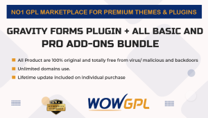 Gravity Forms Plugin + All Basic and Pro Add-Ons Bundle