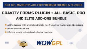 Gravity Forms Plugin + All Basic, Pro and Elite Add-Ons Bundle