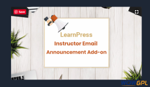 LearnPress Announcements Add on