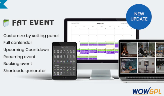 FAT Event WordPress Event and Calendar Booking
