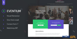 Eventium Responsive Event WordPress Theme