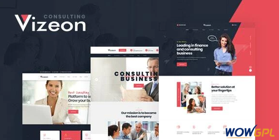 Vizeon Business Consulting WordPress Themes 1
