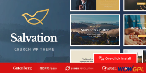 Salvation Church Religion WP Theme