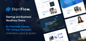 Start Flow Startup and Creative WordPress Theme