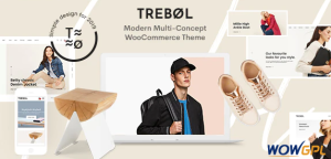 Trebol Minimal Modern Multi Concept WooCommerce Theme