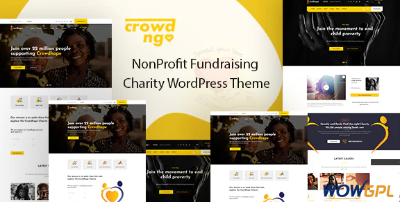 Crowdngo Fundraising Charity WordPress Theme