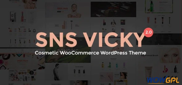 Vicky Cosmetic WooCommerce WordPress Theme