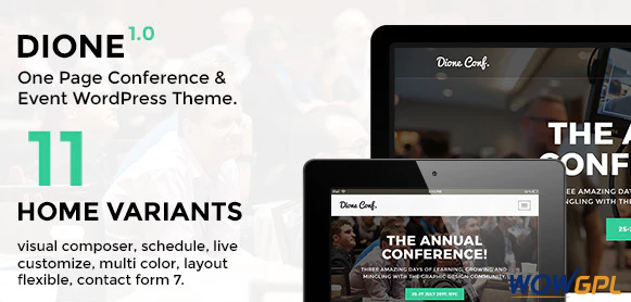 Dione Conference Event WordPress Theme