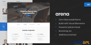 Arena Business Agency WordPress Theme 1