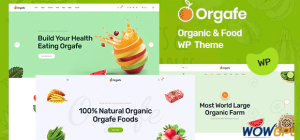 Orgafe Organic Food WordPress Theme