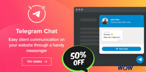 WordPress Telegram Chat Plugin