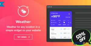 WordPress Weather Forecast Plugin