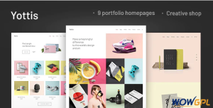 Yottis Personal Creative Portfolio WordPress Theme Store