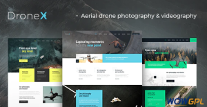 DroneX Aerial Photography Videography WordPress Theme