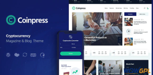 Coinpress ICO Cryptocurrency Magazine Blog WordPress Theme