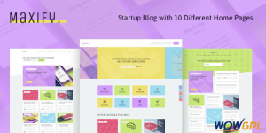 Maxify Startup Business News WordPress Blog Theme 1