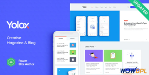 Yolox Modern WordPress Blog Theme for Business