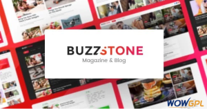 Buzz Stone Magazine Viral Blog WordPress Theme