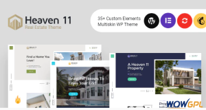 Heaven11 Property Apartment Real Estate WordPress Theme