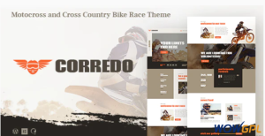 Corredo Bike Race Sports Events WordPress Theme