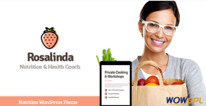 Rosalinda Health Coach Vegetarian Lifestyle Blog WordPress Theme