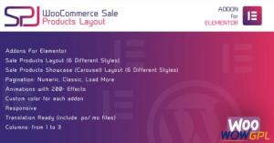 WooCommerce Sale Products Layout for Elementor