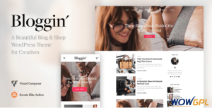 Blggn A Responsive Blog Shop WordPress Theme