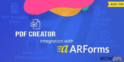 ARForms PDF Creator Addon 3.0
