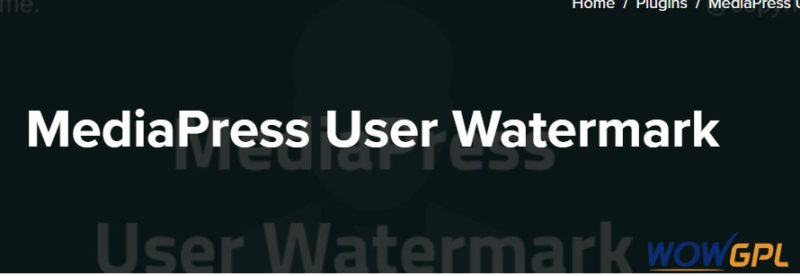 MediaPress User Watermark
