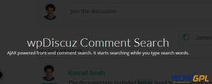 WpDiscuz – Comment Search