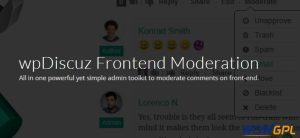 WpDiscuz – Frontend Moderation