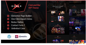 Domex Night Club WordPress Theme