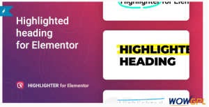 Highlighter – Highlighted heading for Elementor