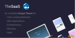 TheSaaS Responsive SaaS Software WebApp Drupal 8 Themes