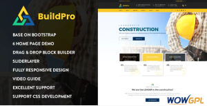 BuildPro Construction Drupal 8.7 Theme