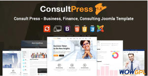 Consult Press Finance Consulting Business Joomla Template