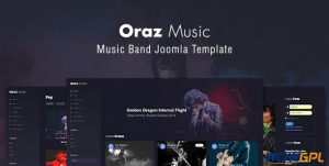 Oraz Music Band Joomla Template