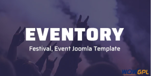 Eventory Festival Event Joomla Template