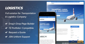 Logistics Transportation Joomla Template