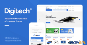 Digitech Responsive Opencart 3.x Theme