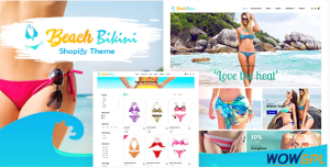 Bikini Shopify Fashion Lingerie Store Theme
