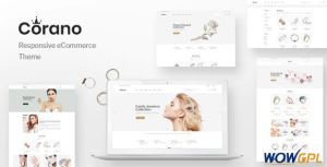 Corano Jewellery OpenCart Theme Page Builder Layouts