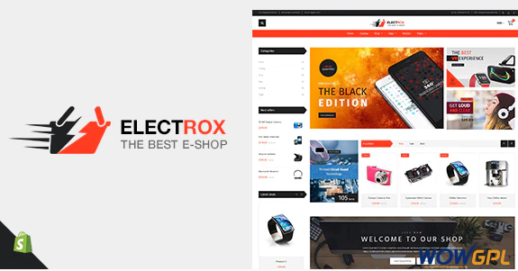 Electrox - Shopify Electronics and Responsive Digital Theme 1 Electrox Shopify Electronics and Responsive Digital Theme 2