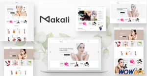 Makali Cosmetics Beauty OpenCart Theme Included Color Swatches