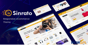 Sinrato Mega Shop OpenCart Theme Included Color Swatches