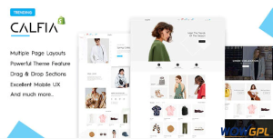 Calfia Fashion Multipurpose Shopify Theme
