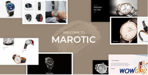 Marotic – Minimal Clean Watch Store Shopify Theme