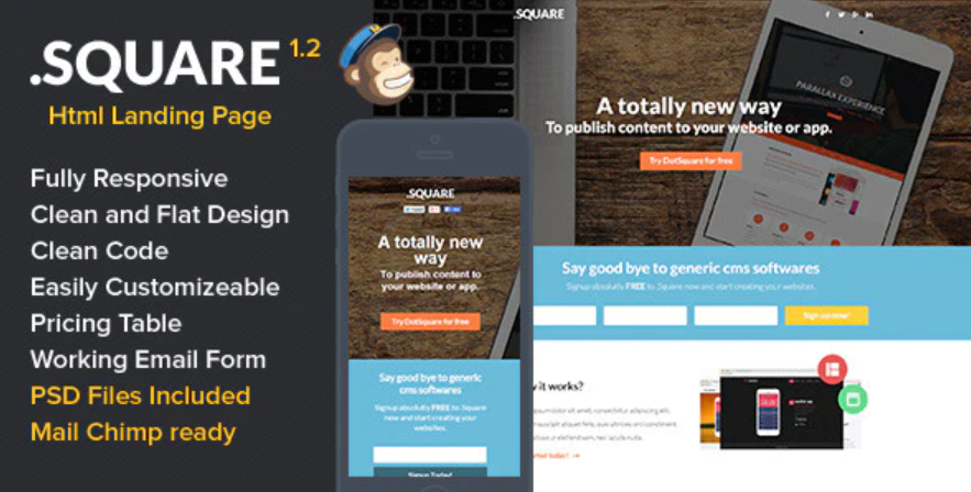 DotSquare HTML Landing Page 1 DotSquare HTML Landing Page