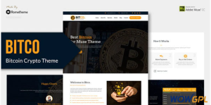 Bitco Bitcoin and Cryptocurrency Muse Template