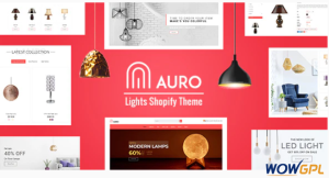 Auro Interior Lights Store Shopify Theme
